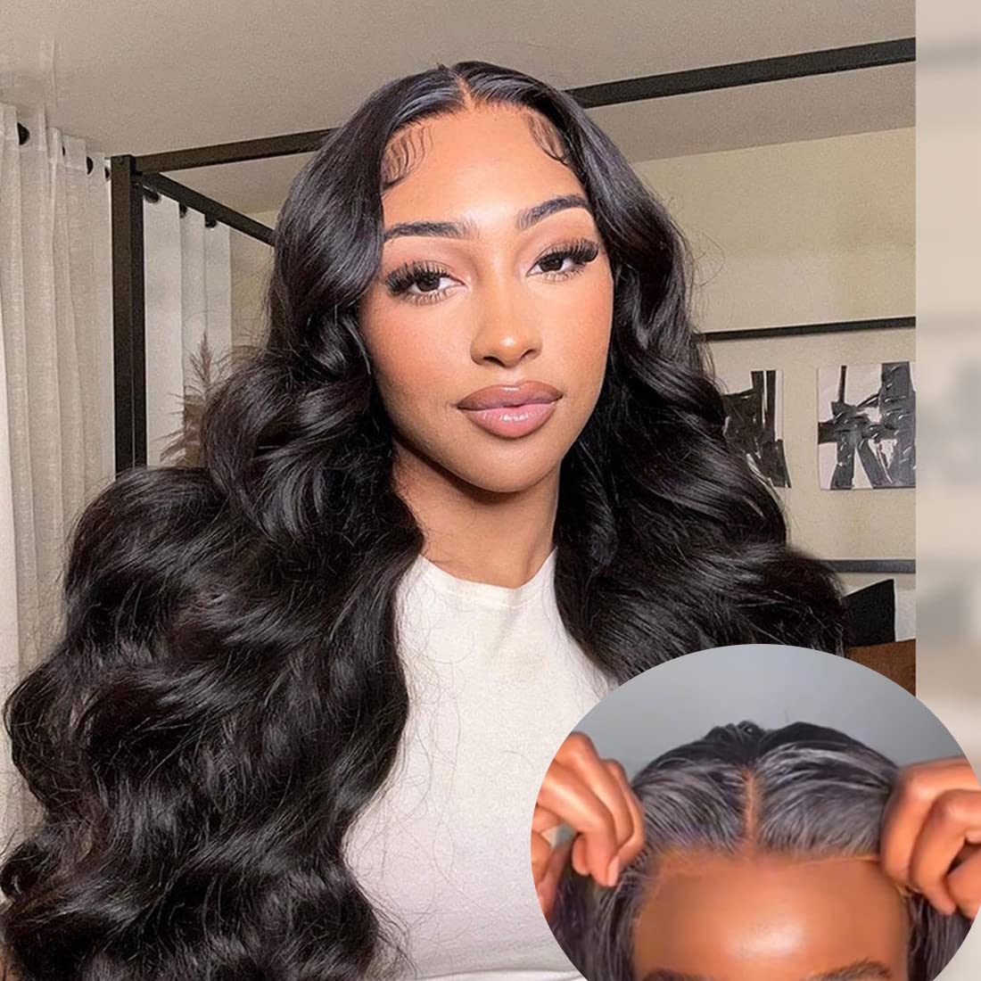 13x4 cm Full Frontal HD Body Wave Wig