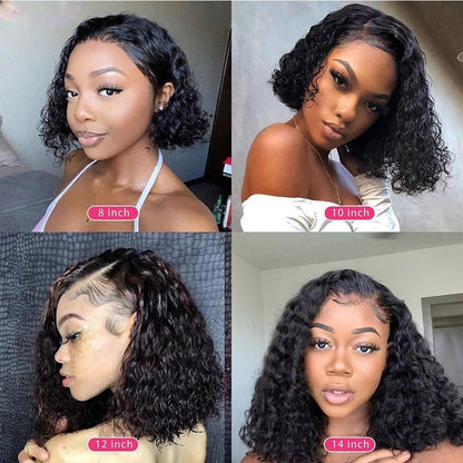 Curly Bob Short Pixie Cut Lace Wig