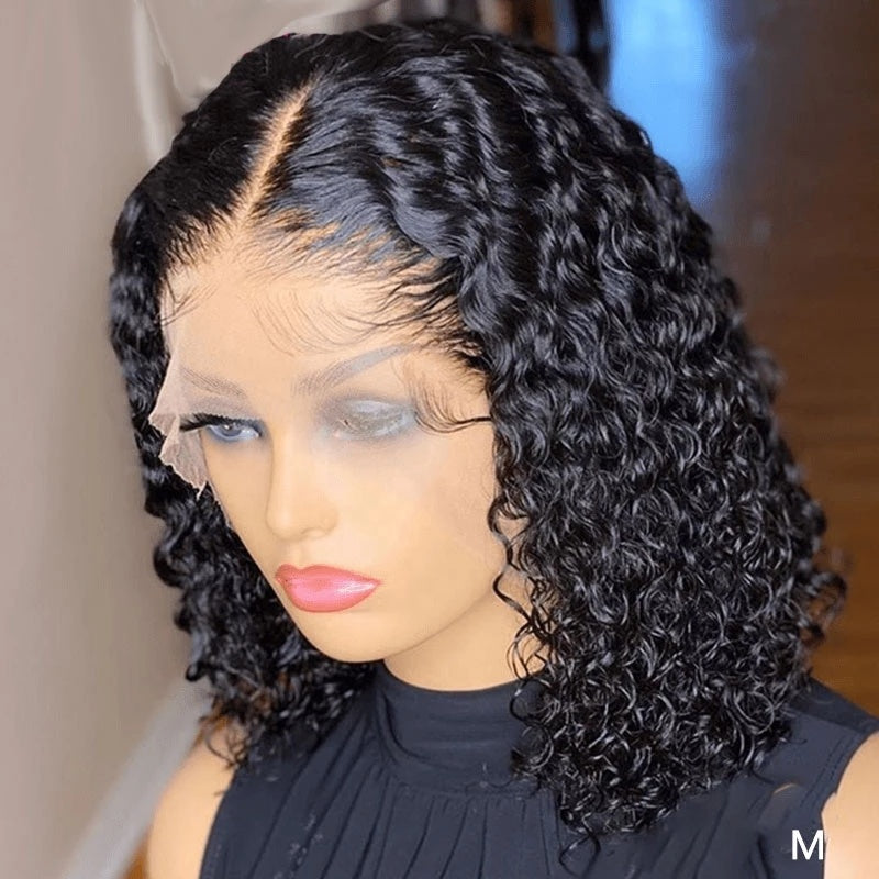 Curly Bob Short Pixie Cut Lace Wig